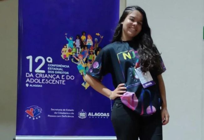 Estudante de Limoeiro de Anadia representará Alagoas na Conferência Nacional dos Direitos da Criança e do Adolescente no DF